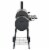 vidaXL Classic Charcoal BBQ Offset Smoker Perspective: top