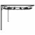 vidaXL Garden Wall Gazebo with Retractable Roof Canopy 118.1 x118.1 Anthracite Perspective: top