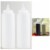 2 Pc Squeeze Bottles Ketchup Mustard BBQ Containers Dispenser Kitchen Condiments Perspective: top