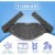 TruHealth Large Weighted Hot and Cold Body Wrap for Neck Grey Perspective: top