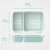 Bentgo® Prep 2-Comparment Container - Mint Perspective: top