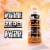 Prime Ice Hydration Orange Sports Drink Bottle Perspective: top