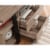 Smart Home Furniture Wood TV Stand for TVs up to 43  in Dark Taupe Brown/Black Perspective: top