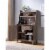 Smart Home Furniture 4-Shelf Contemporary Wood Wine Cabinet in Hazelnut Brown Perspective: top