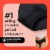 Thinx for All Women's Everyday Comfort Brief Leakproof Period Underwear, Size Extra Large, Black Perspective: top