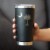 Bevvee™ South Carolina Flag - Insulated Coffee Tumbler - South Carolina Gifts - Black, 20 oz Perspective: top