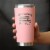 RV Having Fun Yet - Insulated Coffee Tumbler - Funny Travel Camper Gifts - Pink, 20 oz Perspective: top