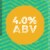 Golden Road Brewing Mango Cart Wheat Ale Craft Beer Perspective: top