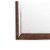 Glory Furniture Marilla Mirror in Cappuccino Perspective: top