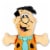 The Flintstones Fred Flintstone 12 Plush Dog Toy Perspective: top