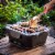 Bruntmor BBQ Grill, Heavy Duty Pre-Seasoned Cast Iron, 14 x12 Perspective: top