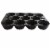 Bruntmor 11 Cup Muffin Pan - Premium Cast Iron Non-Stick Baking Tool Perspective: top