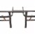 Hollywood Bed Frame Full Bedder Base in Black Perspective: top