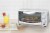 Compact Toaster Oven, White TO-621 Perspective: top