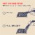 Dollar Shave Club Men's Razor Four Blade Razor Blade Refill Perspective: top