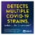 Abbott BinaxNOW COVID-19 Antigen Self Test Kit (Limit 1 Per Order) Perspective: top