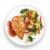 Home Chef Complete Meal Kit One Sheet Sesame Crusted Chicken Perspective: top
