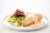 Home Chef Meal Kit Roasted Red Pepper Chicken With Onion Jam Brussels Sprouts Perspective: top
