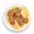 Home Chef Meal Kit Spaghetti And Ricotta Meatballs With Pecorino Garlic Bread Perspective: top