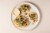 Home Chef Meal Kit Mini Cheeseburger Flatbreads with Thousand Island Dressing Perspective: top