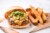 Home Chef Meal Kit Jalapeño Popper Burger Perspective: top
