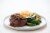 Home Chef Meal Kit Sirloin Steak with Balsamic Onion Jam Perspective: top