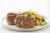 Home Chef Meal Kit Apple Cider-Glazed Pork Tenderloin Medallions With Apples And Brussels Sprouts Perspective: top