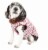 Pet Life Luxe Beautifur Elegant Designer Boxed Mink Fur Dog Coat Jacket Perspective: top