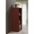 Hodedah HID23 MAHOGANY 3 Shelf Bookcase Perspective: top