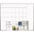 U Brands™ Magnetic Dry Erase Board Calendar Value Pack Perspective: top