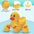 KOVOT Plush Mother Duck & 3 Quacking Baby Ducklings Perspective: top