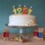 Birthday Number Cake Candles Perspective: top