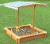 Merry Products SND0032210010 Sandbox with retractable Canopy Perspective: top