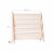 3 Sprouts Book Rack – Kids Storage Shelf Organizer Baby Room Bookcase Furniture, Elephant Perspective: top
