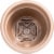Bloem LP0645 6 in. Lucca Self Watering Planter, Chocolate Perspective: top