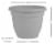 Bloem Ariana 8.8 In. H x 8 In. Dia. Plastic Self Watering Bermuda Teal Planter Perspective: top