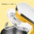 Sencor Stand Mixer with Pouring Shield - Yellow Perspective: top