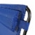 Sunnydaze Zero Gravity Lounge Chair with Pillow and Cup Holder - Navy Blue Perspective: top