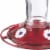 More Birds Ruby 10 Oz. Glass Hummingbird Feeder 35-RUB Perspective: top