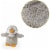 Warmies CPPEN4 Microwavable French Lavender Scented Plush Gray Penguin Perspective: top