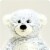 Warmies Regular Marshmallow Bear - Gray Perspective: top