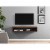Wall Mounted Wood TV Console Entertainment Center Wall Decor 48-inch Brown Perspective: top