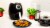 Chefman Flat Basket Air Fryer - Black Perspective: top
