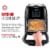 Chefman Multi-Functional Digital Air Fryer - Black Perspective: top