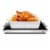 Chefman Stainless Steel Compact Glasstop Warming Tray Perspective: top