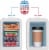 Chefman Mini Portable Eraser Board Personal Fridge - Black Perspective: top