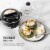 Chefman Electric Double Decker Egg Cooker Boiler - Black Perspective: top