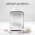 Chefman Portable LED Mirrored Mini Fridge - White Perspective: top