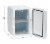 Chefman Portable LED Mirrored Mini Fridge - White Perspective: top