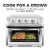 Chefman Stainless Steel ToastAir Air Fryer and Toaster Oven Perspective: top